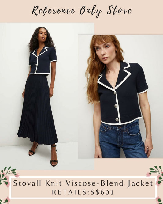 Vb Stovall knit viscose blend jacket