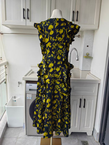 UJ Flo Sleeveless viscose midi dress