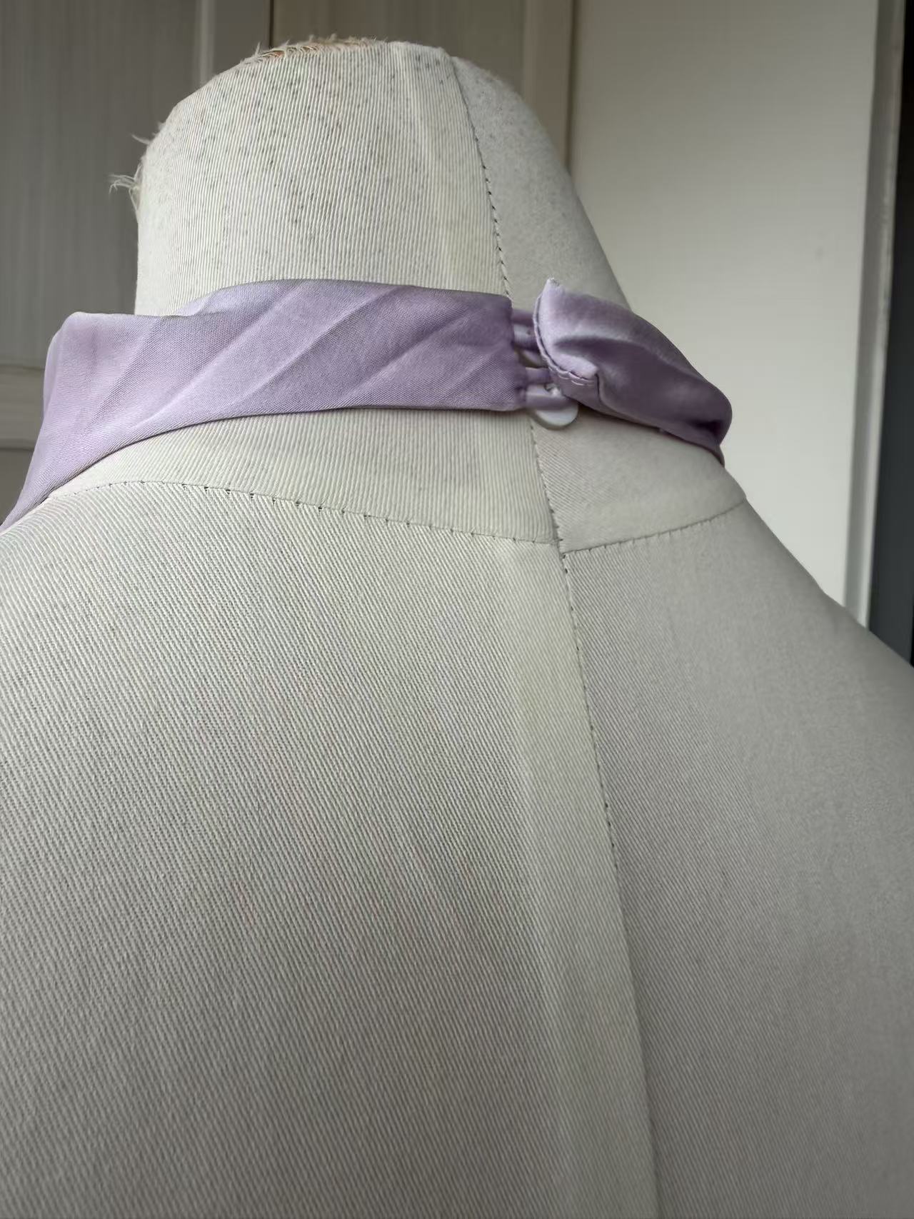 ALC Romy Pleated satin gown