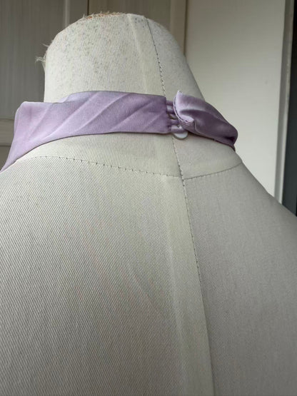 ALC Romy Pleated satin gown