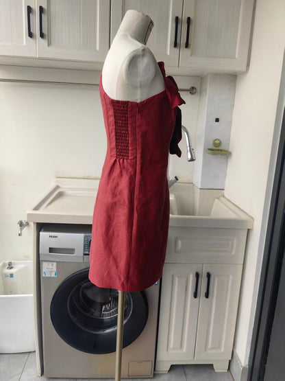 AJ Isla linen mini dress