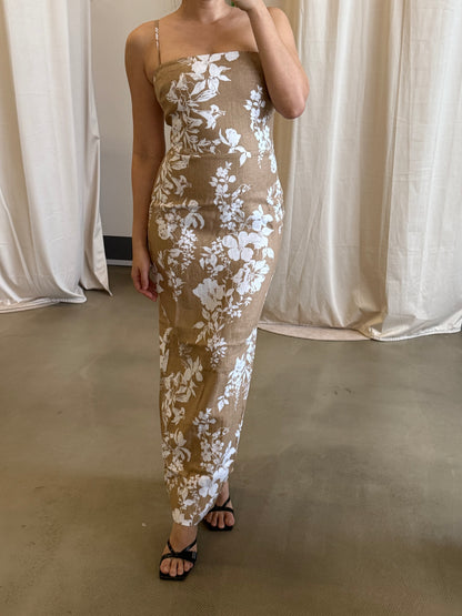 Ref Frankie Linen midi dress