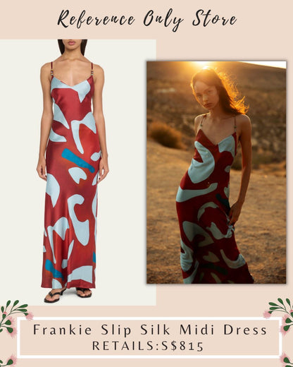 STL Frankie Silk Slip Maxi Dress