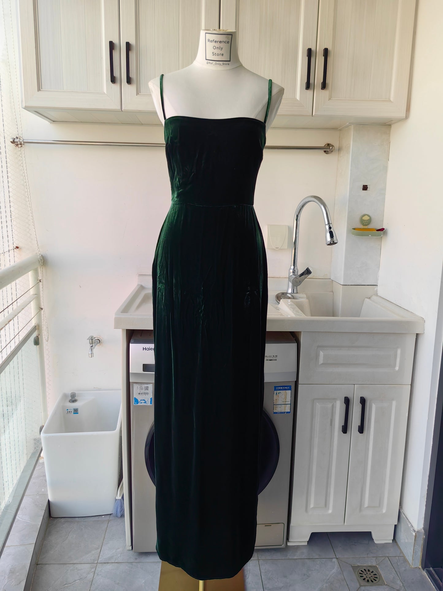 ref Frankie Velvet Rayon silk maxi dress