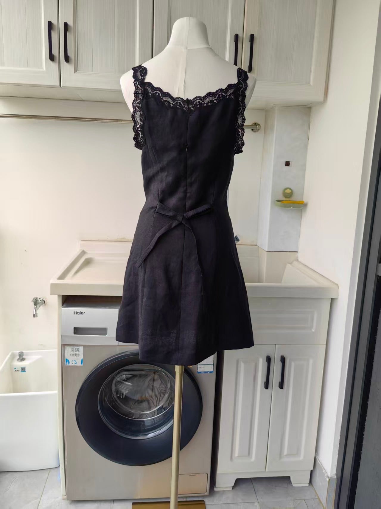 Ref Kaya mini linen dress