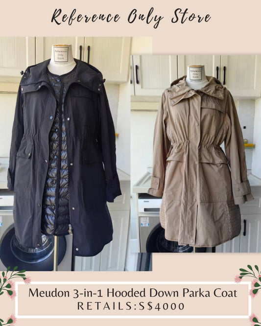 MC Meudon 3-in-1 hooded down jacket in 2 colors