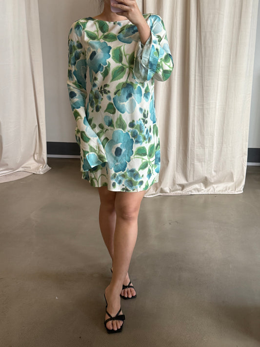 PNY Memento ecovero silk blend mini dress