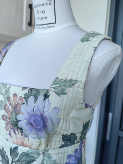 AM Meadow Bloom Quilted cotton mini dress