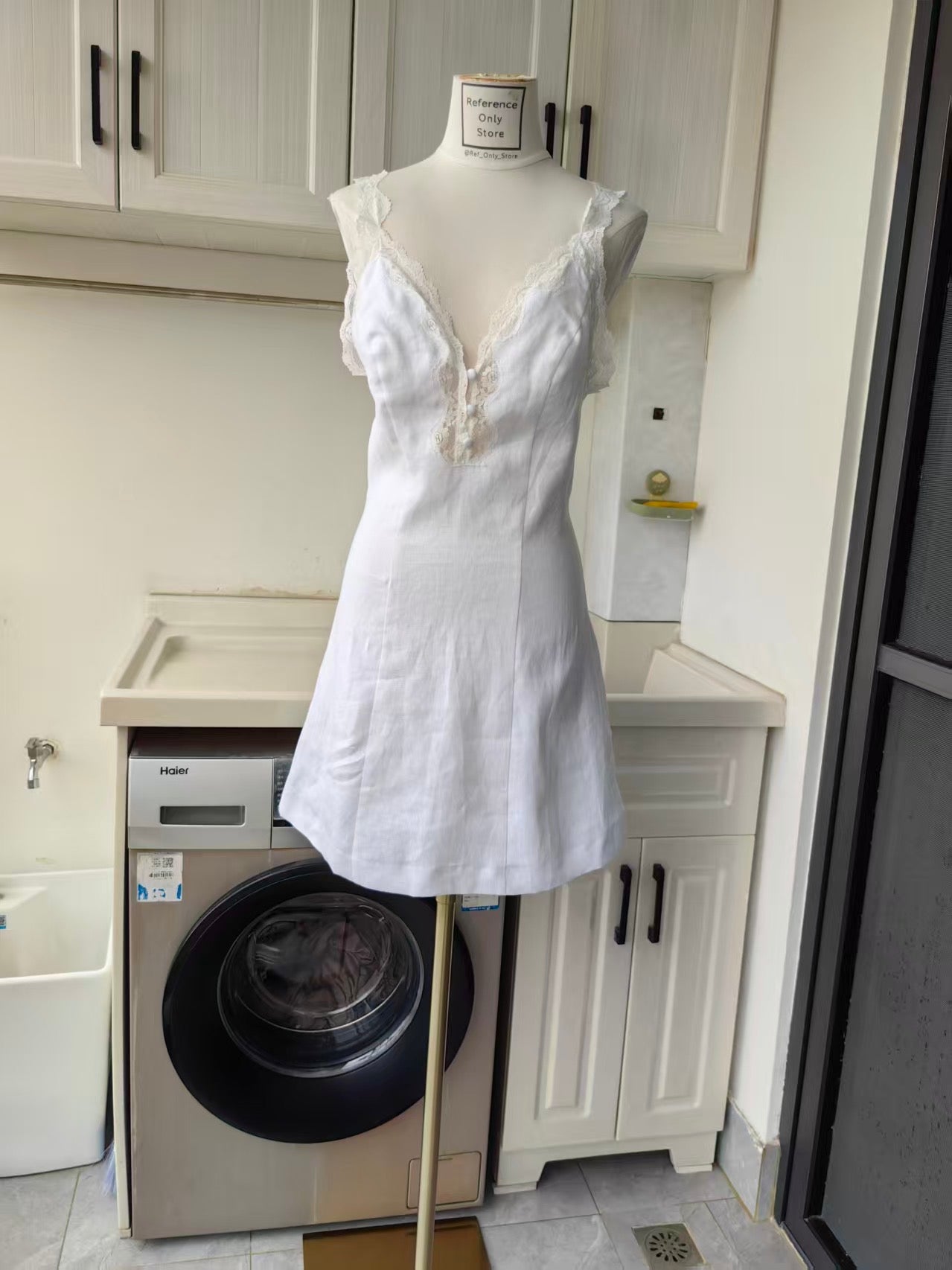 Ref Kaya mini linen dress