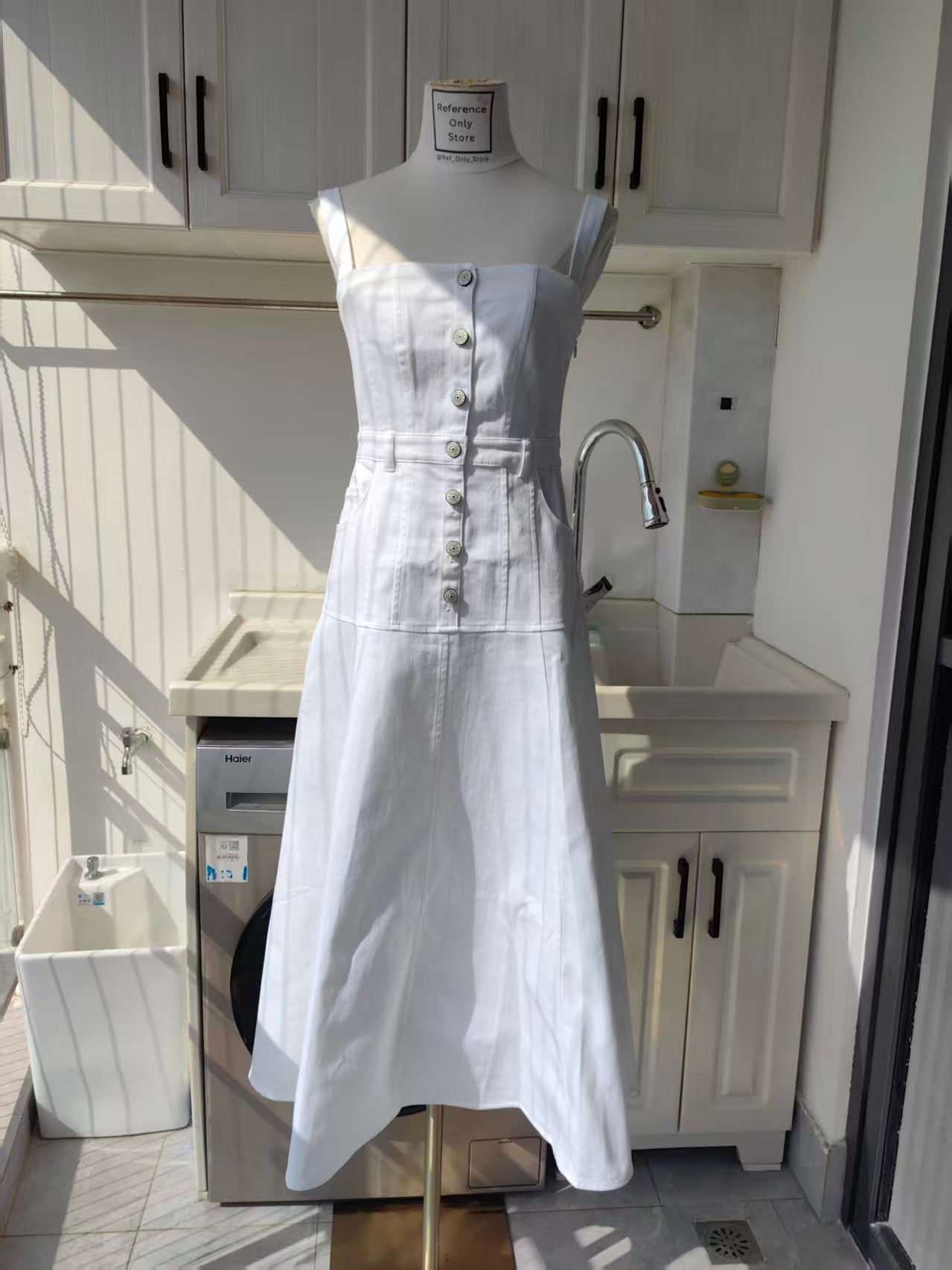 CAS Veena cotton blend midi dress