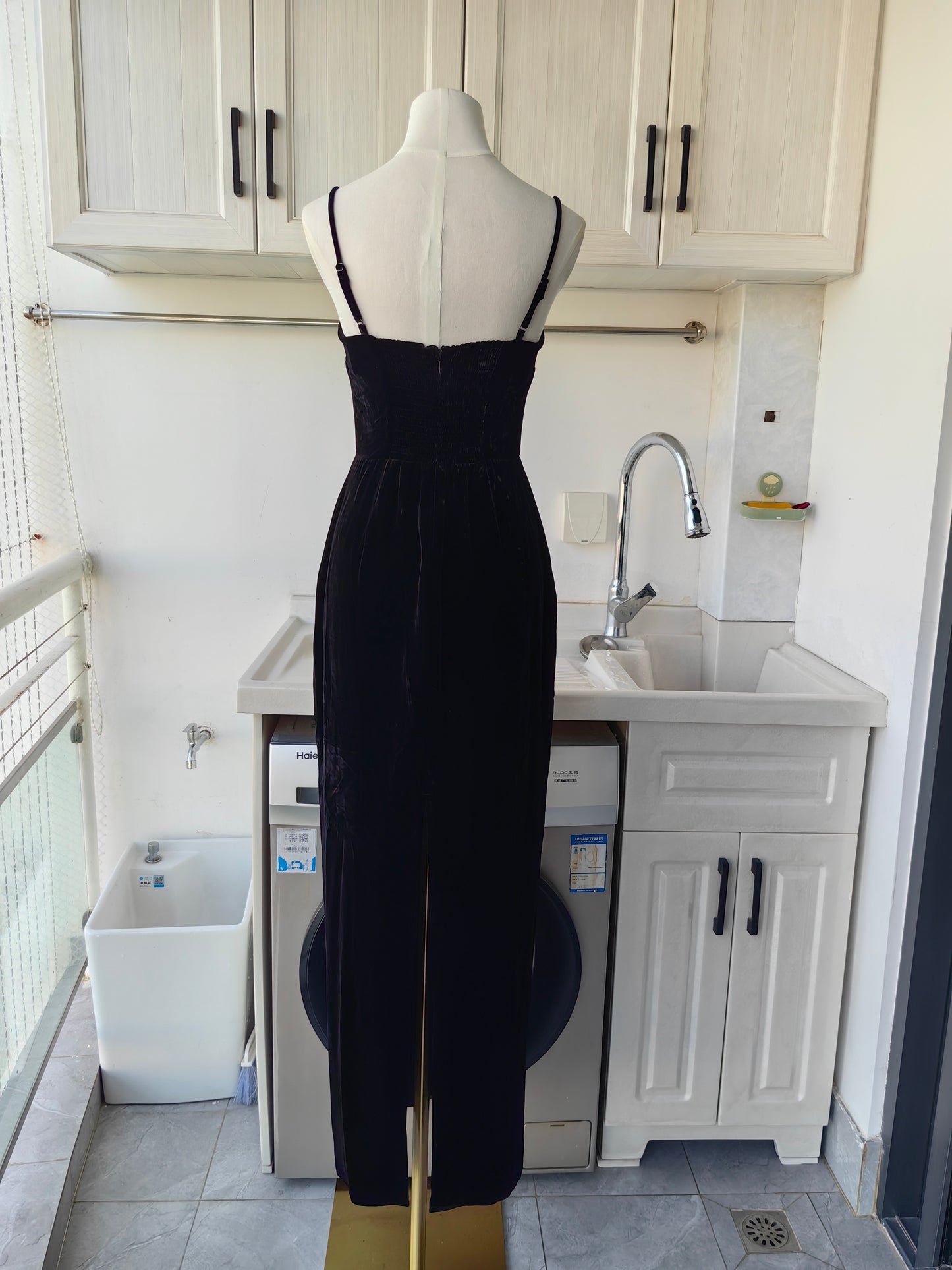 ref Frankie Velvet Rayon silk maxi dress