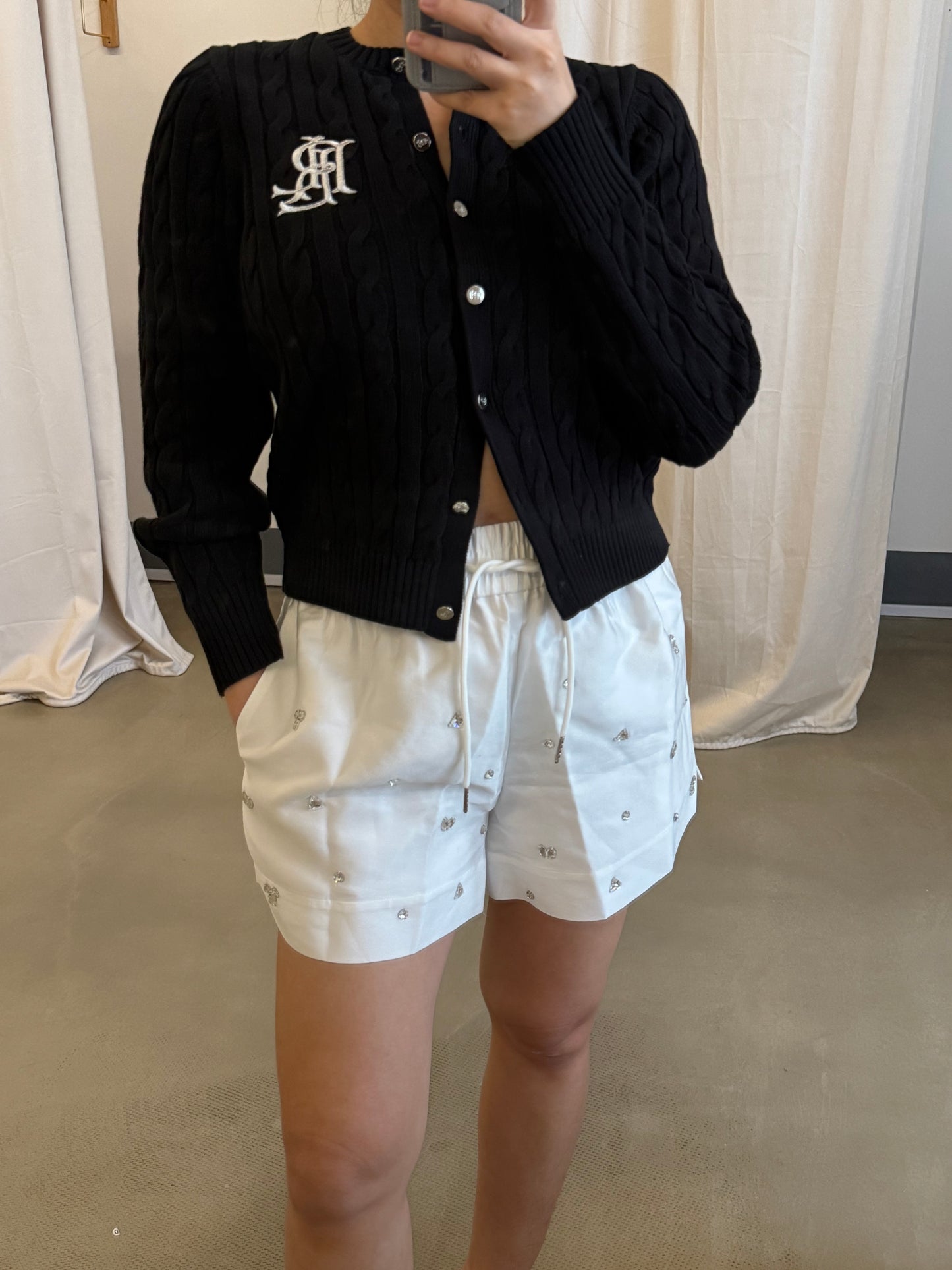 RL Cable knit cotton cardigan in 3 colors