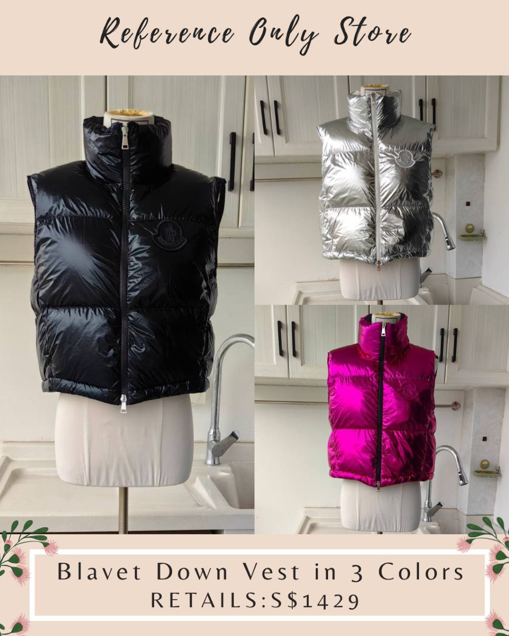 MC Blavet Down Vest in 3 colors