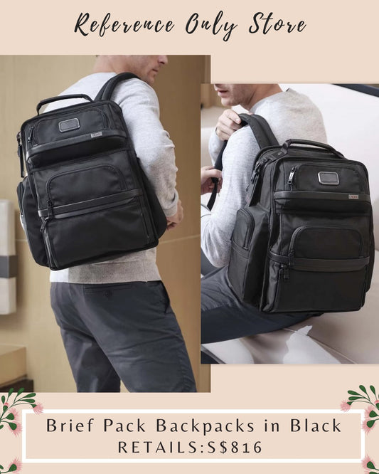 TM Brief Pack Backpack in black