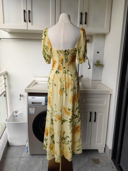 Ref Gloria viscose midi dress in 2 colors
