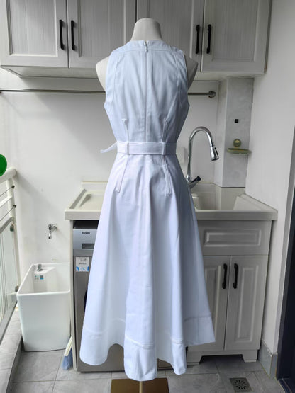 New colors! CAS Zelda denim cotton blend midi dress