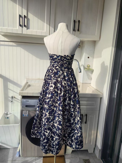 ALC Tate strapless cotton midi dress