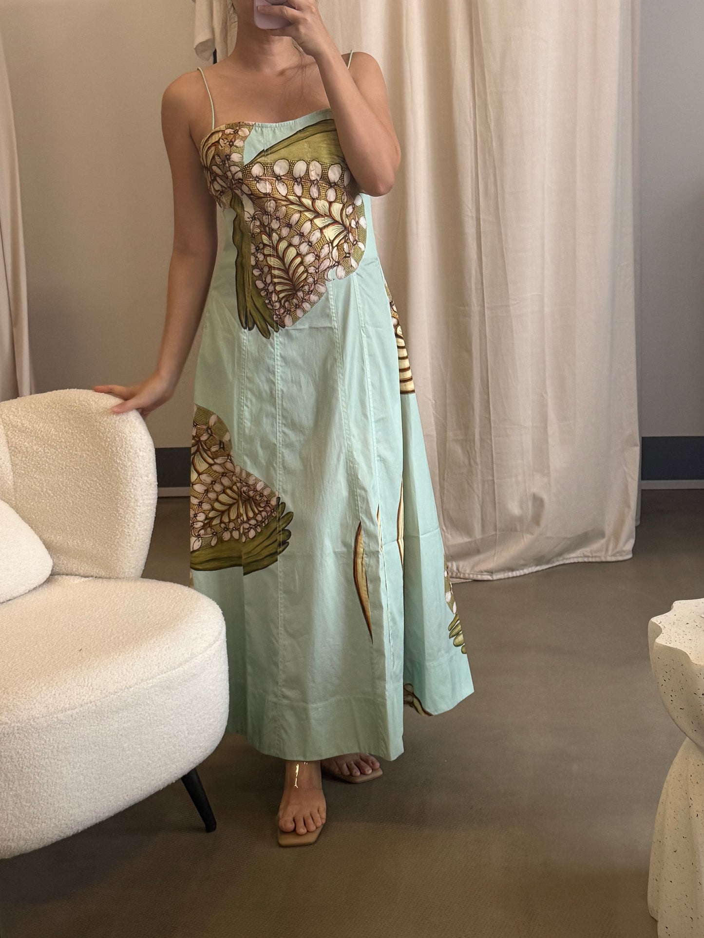 UJ Vesela cami midi dress