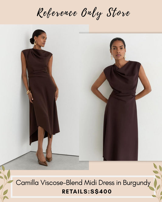 RS Camilla viscose blend midi dress
