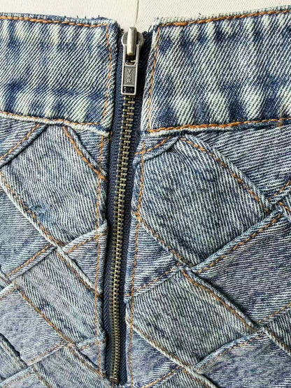 AO Rubi denim cotton mini dress