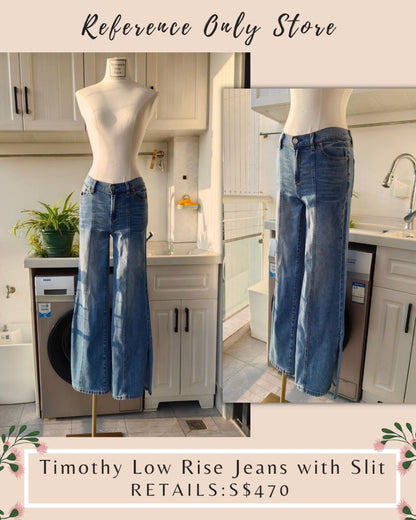 AO Timothy Low rise Jean with slit