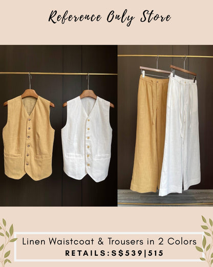 RL linen waistcoat and pants