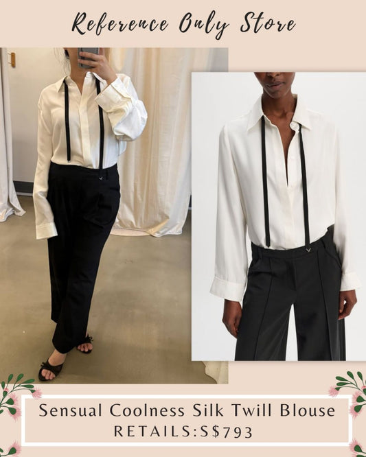 DS Sensual coolness silk twill shirt