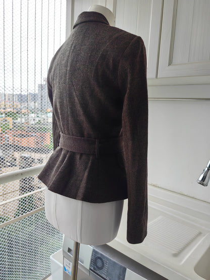 RL Belted Wool Tweed utility jacket