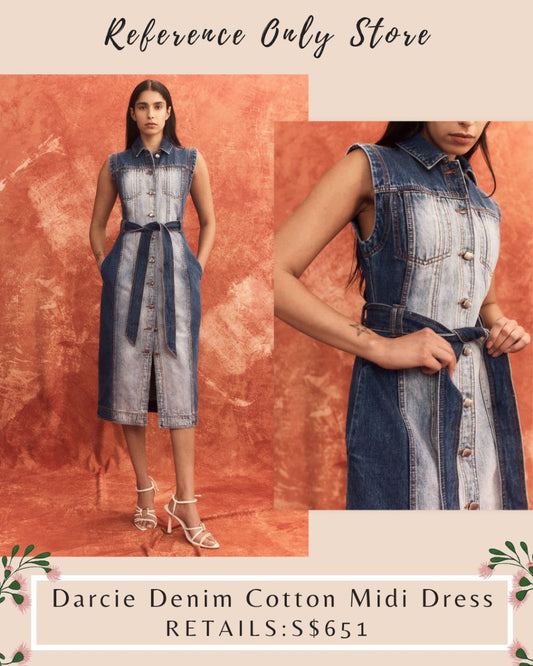 AJ Darcie Denim Midi dress