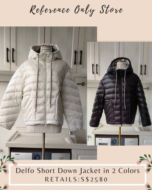 MC Delfo Short Down Jacket in 2 colors