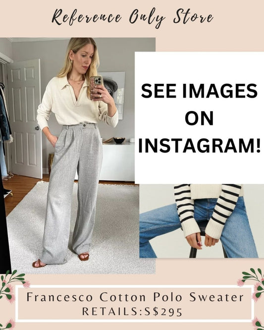 Ref Francesco cotton polo sweater