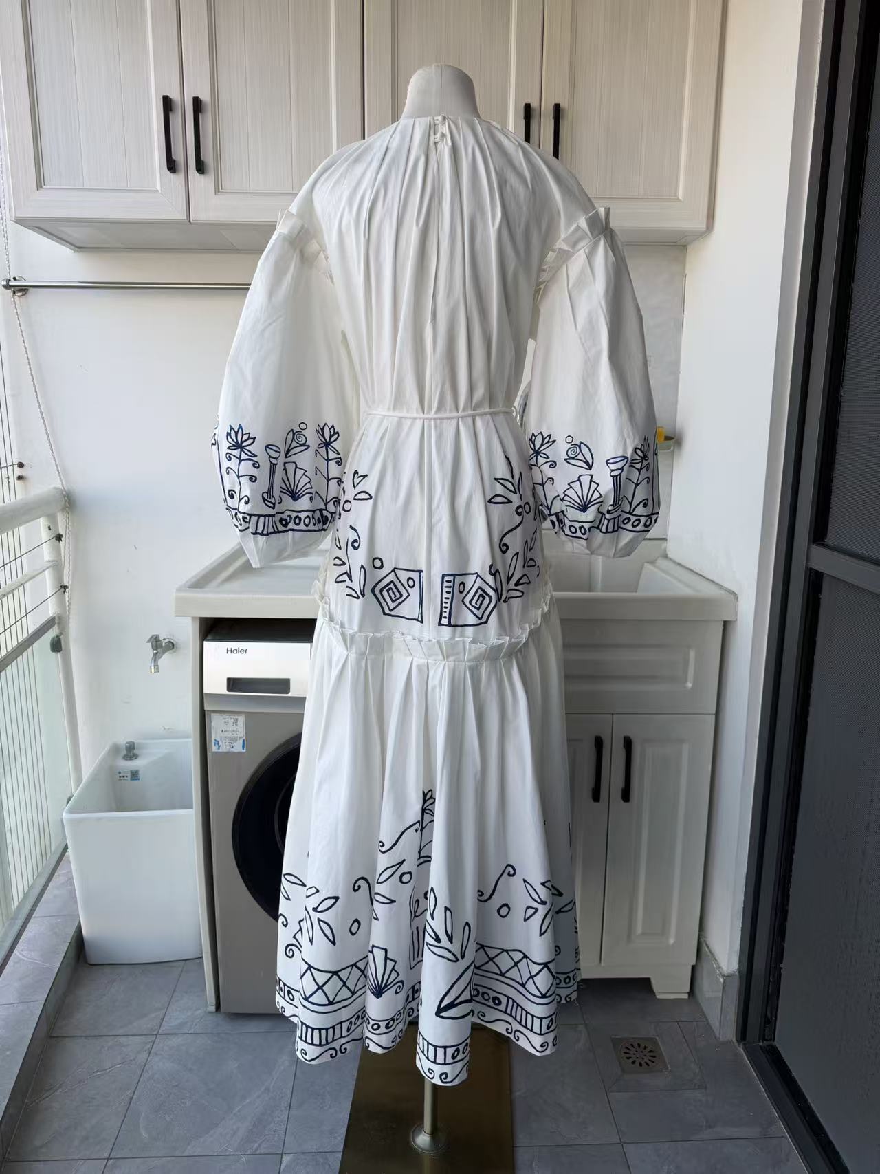 AM Artistry cotton midi dress