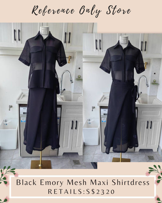 PS Black Emory mesh maxi sun dress