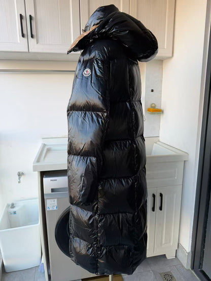 MC Parnaiba hooded long down jacket