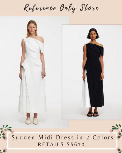 Acl sudden midi dress in 2 colors