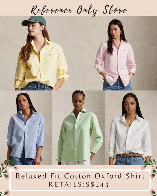 RL relaxed Oxford shirt in 5 colors