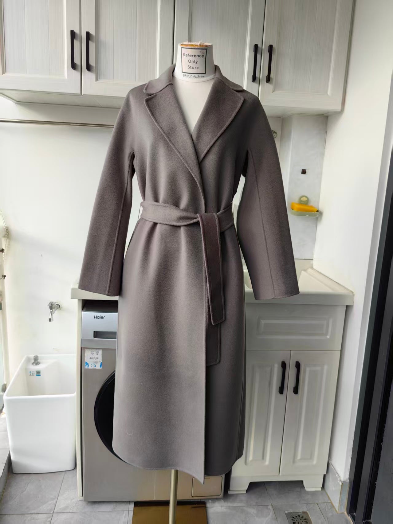MM Esturia wool broadcloth midi coat in 3 colors