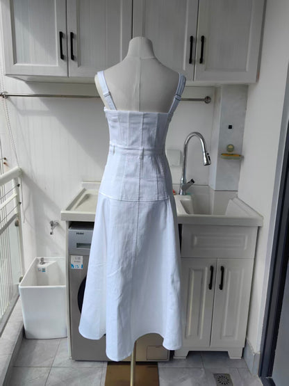 CAS Veena cotton blend midi dress