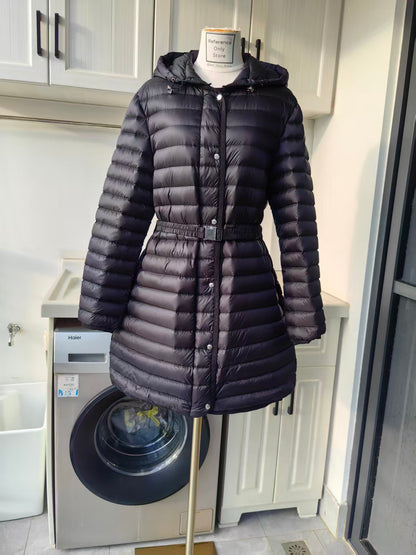 MC Oredonne hooded long down jacket