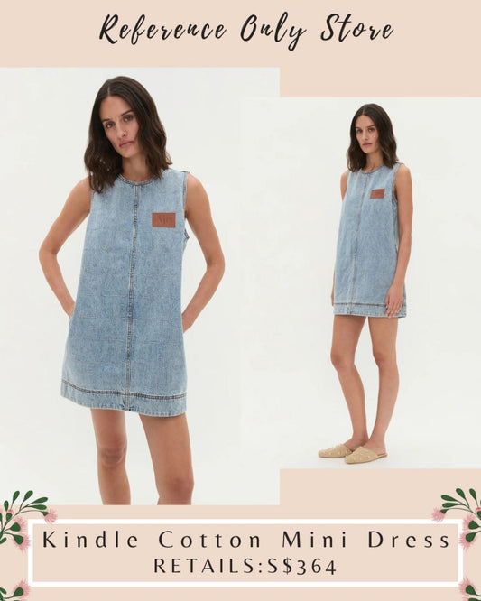 AJ Kindle denim mini dress