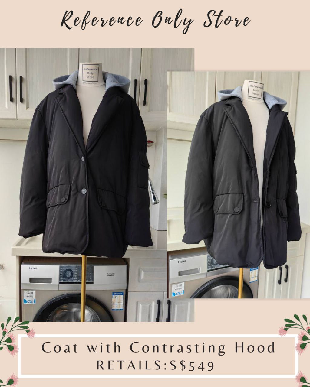 SD Coat with contrasting hood