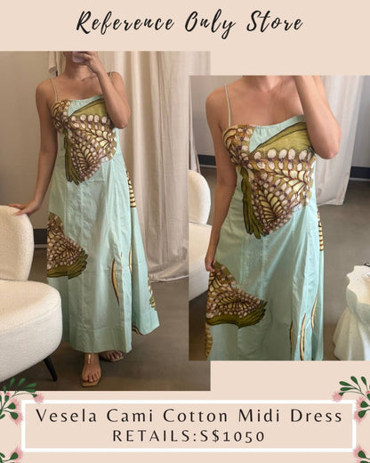 UJ Vesela cami midi dress