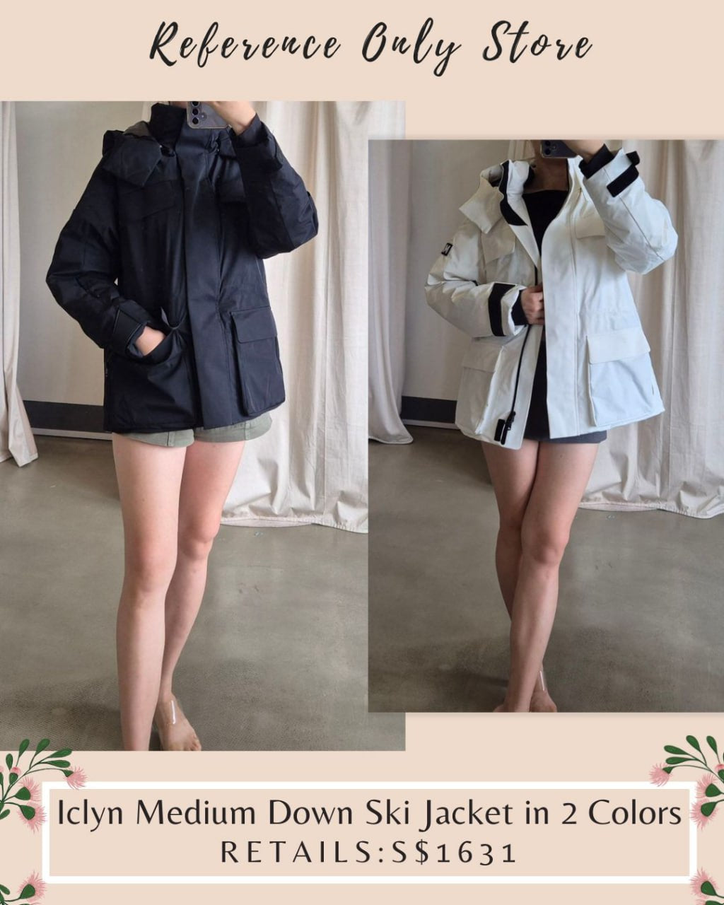 Readystock! MK Iclyn medium down ski jacket