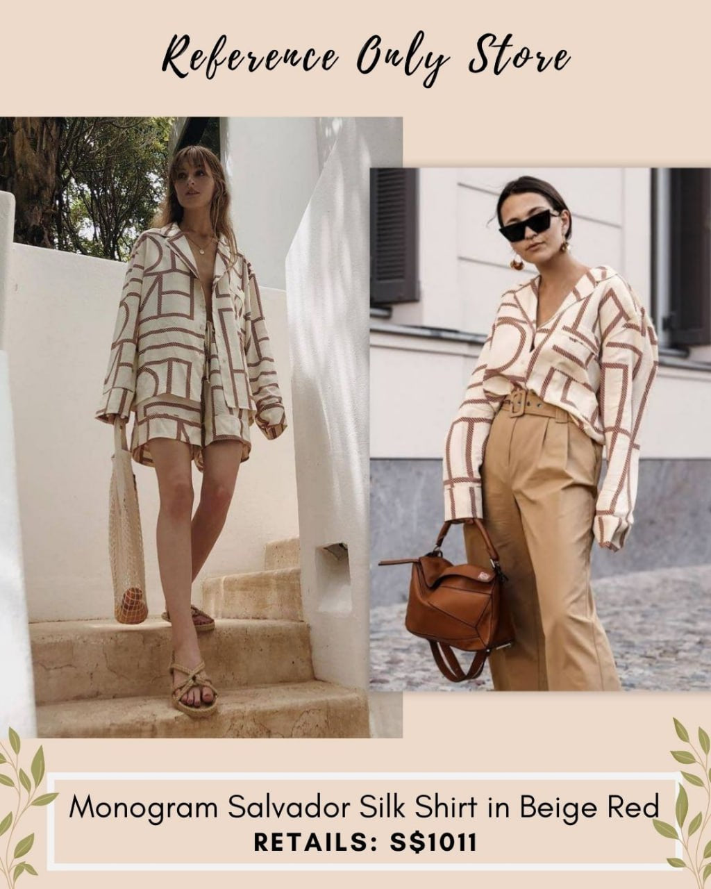 Tot monogram Salvador silk shirt