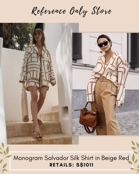 Tot monogram Salvador silk shirt