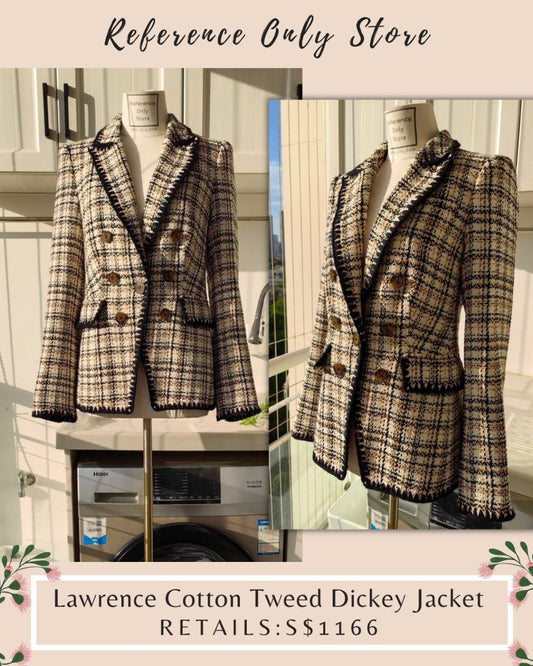VB Lawrence Cotton Tweed Dickey Jacket