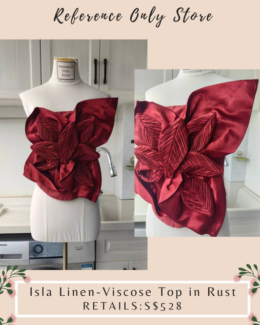 AJ Isla linen viscose top