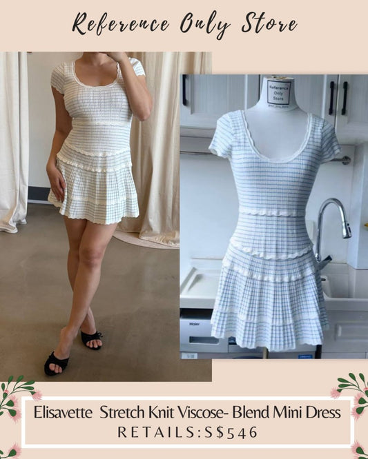 Preorder! LSF Elisavette stretch knit viscose blend mini dress