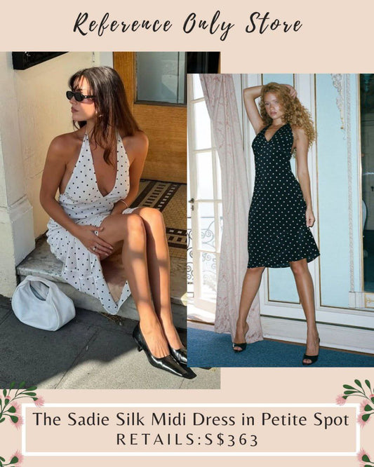 2 colors! RP Sadie halter midi dress in spot