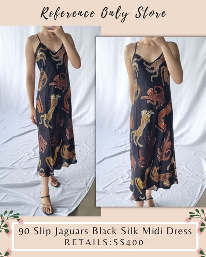 Sl 90s silk Jaguars slip dress